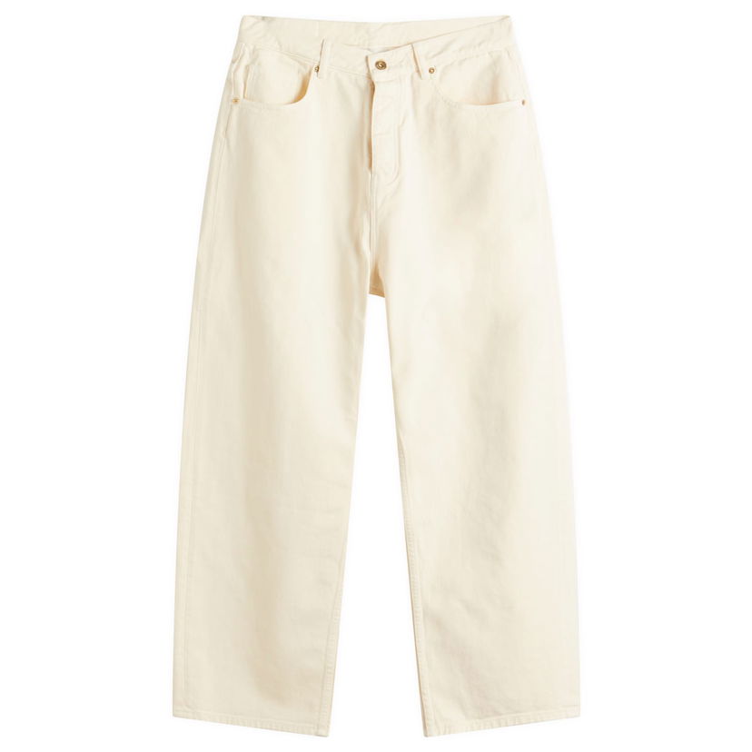 Kavbojke Drôle de Monsieur Drole de Monsieur Baggy Jeans, Size Large Bela | G-BP168-CO188-OW