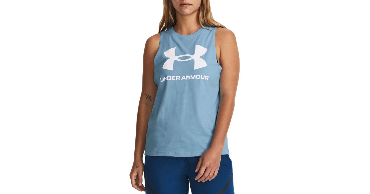 Majica brez rokavov Under Armour Live Modra | 1356297-490, 1