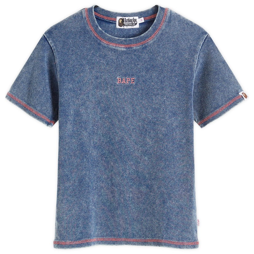 Majica BAPE A Bathing Ape Women's Bape Rib T-Shirt in Indigo, Size Small | END. Clothing Mornarica | 001CSK302006L-IND