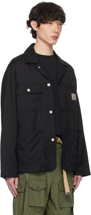 Jakna Carhartt WIP Work In Progress Seaton Pinstriped Blazer Črna | I034437, 4