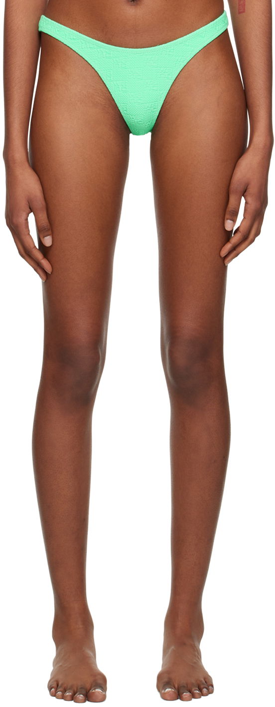 Kopalke Alexander Wang Jacquard Bikini Bottom Zelena | 4CC2238040