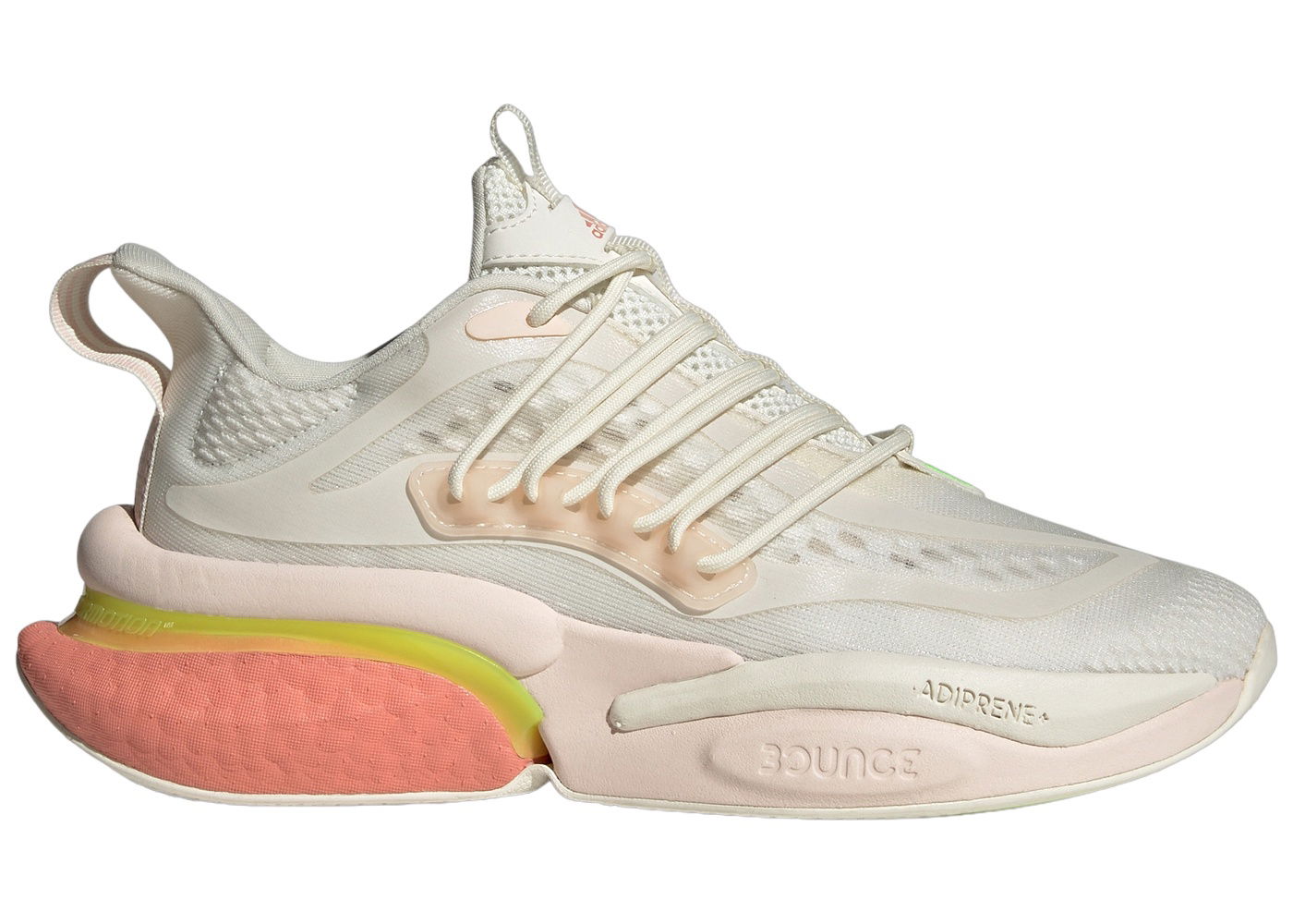 Superge in čevlji adidas Performance Alphaboost V1 Off White Wonder Clay Lucid Lemon (Women's) Siva | IE9730, 0