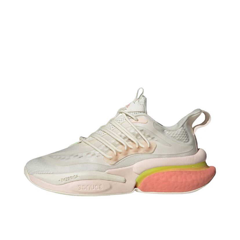 Superge in čevlji adidas Performance Alphaboost V1 Off White Wonder Clay Lucid Lemon (Women's) Siva | IE9730