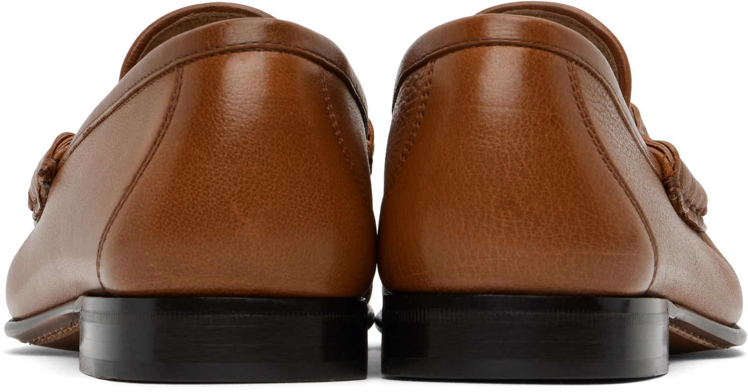 Nega čevljev Valentino Valentino Garavani VLogo Signature Buffalo Loafers Rjava | 6W2S0LM0EWV, 1