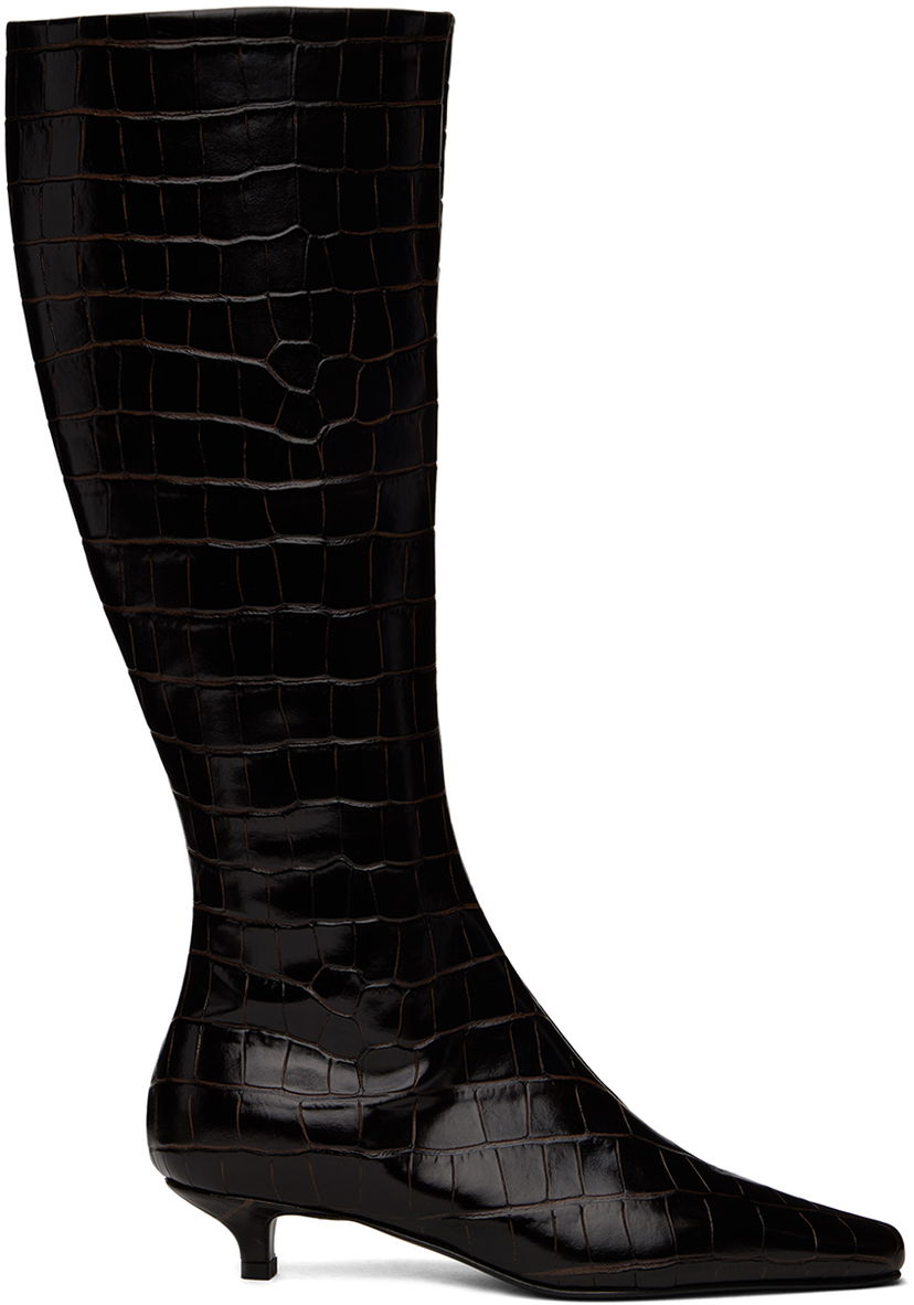 Dežni plašč TOTEME TOTEME 'The Slim' Knee-High Boots Črna | 241-WAS954-LE0023