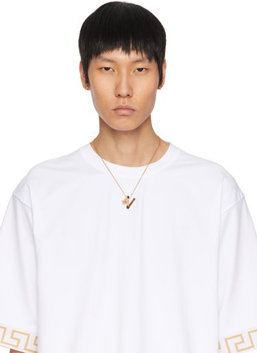 Ogrlica Versace Versace V2025 Chain Necklace Kovinski | 1018979_1A00620, 3