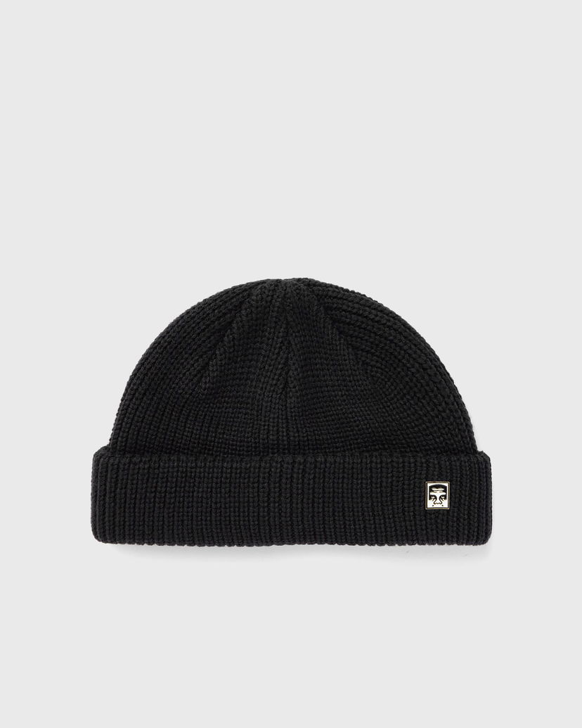 Beanie OBEY Short Knit Beanie Črna | 100030125-BLK