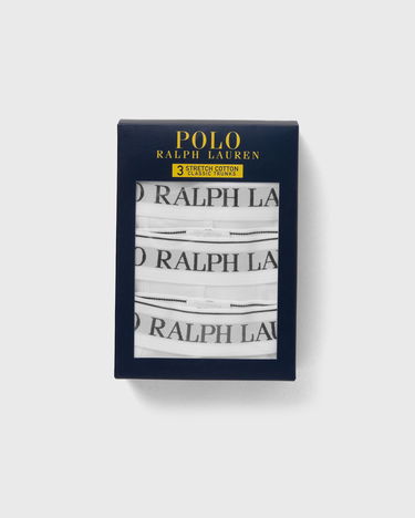 Boksarice Polo by Ralph Lauren Cotton Trunk - 3 Pack Bela | 714835885001, 4
