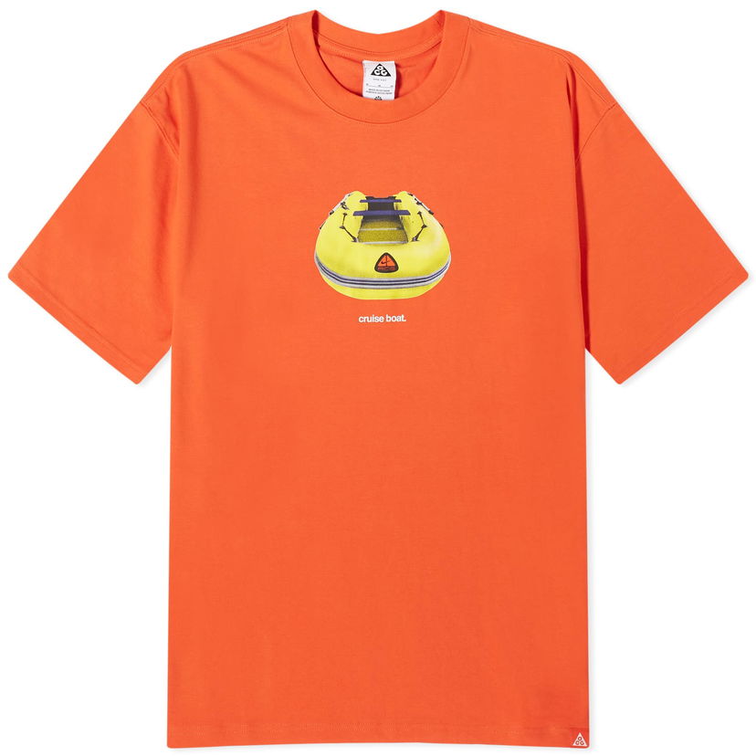 Majica Nike ACG Cruise Boat Graphic T-Shirt Oranžna | FQ3725-809
