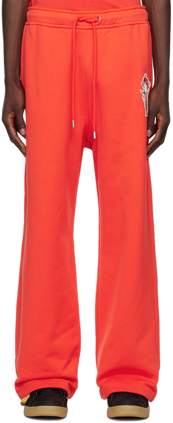 Trenirka LANVIN Lanvin Patch Lounge Pants Rdeča | RM-TRY055-J303-P23