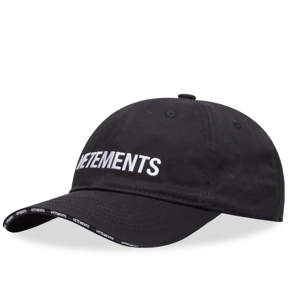Kapa VETEMENTS Logo Cap Črna | UE63CA100B, 0