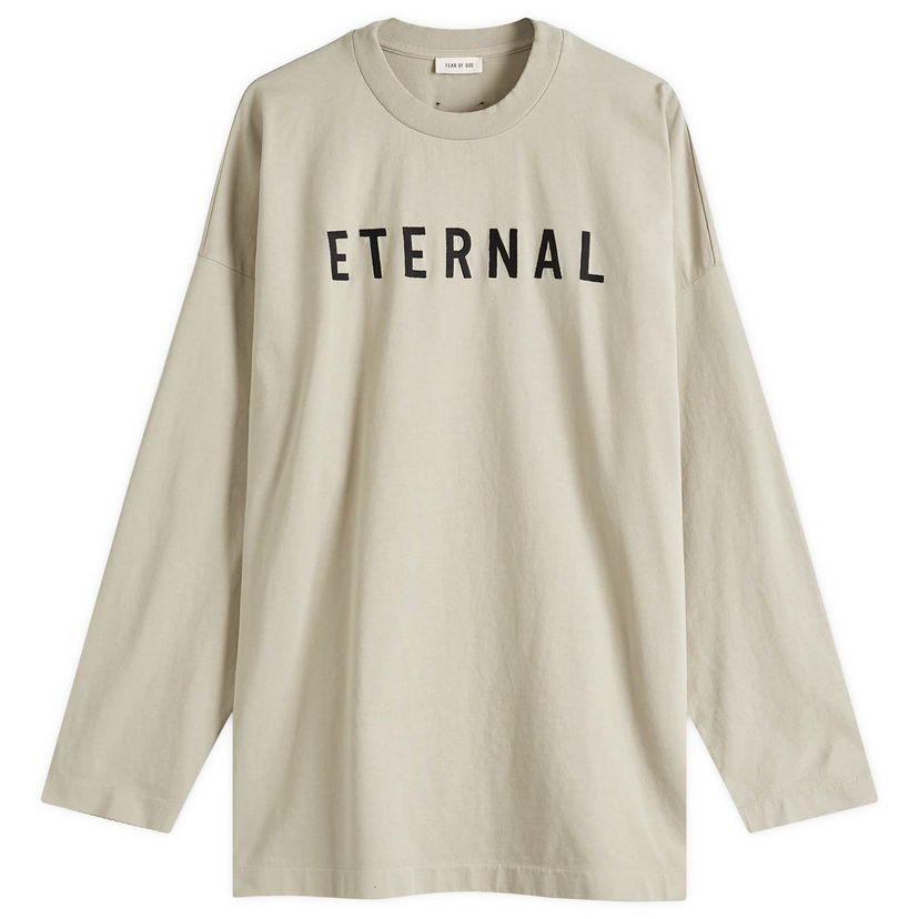 Majica Fear of God Fear Of God Eternal Long Sleeve T-Shirt, Size Large Bež | FGE250-5111HWJ-085