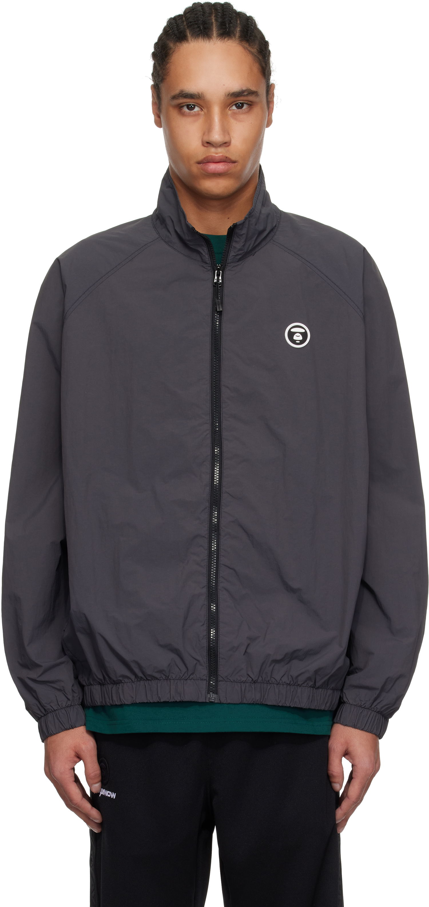 Vetrovka AAPE by A Bathing Ape AAPE by A Bathing Ape 'AAPE Now' Lightweight Jacket Siva | AAPLJM7703XXNBKL, 0
