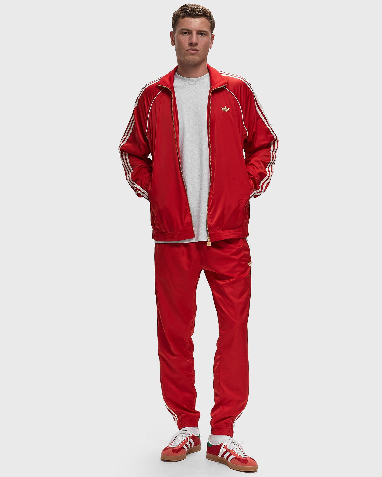 Trenirka adidas Originals Adidas PREMIUM TRACK PANTS men Track Rdeča | IZ3189, 1