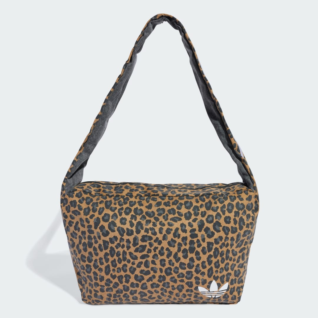 Torba za čez ramo adidas Performance Leopard Print Shoulder Bag Rjava | JX3200, 0