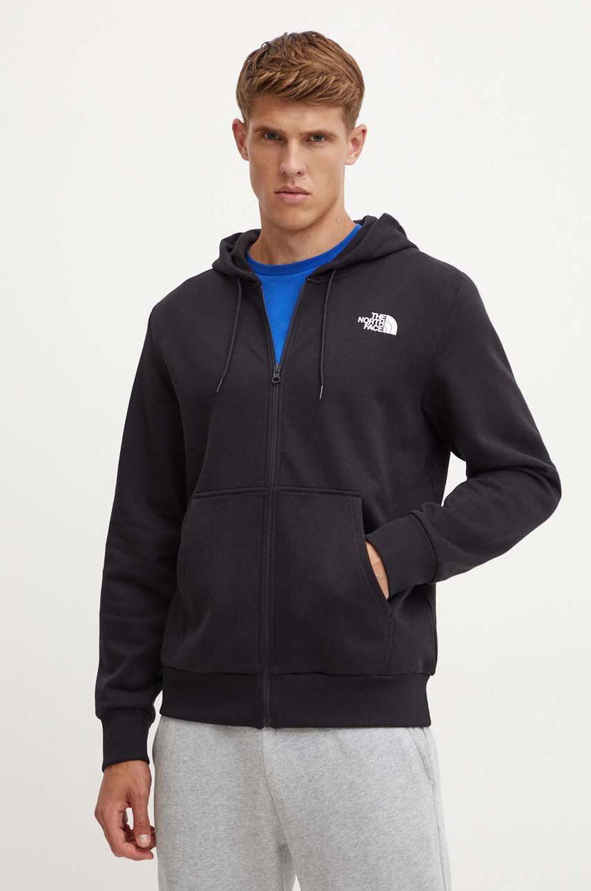 Pulover The North Face Simple Dome Full Zip Hoodie Črna | NF0A89FDJK31