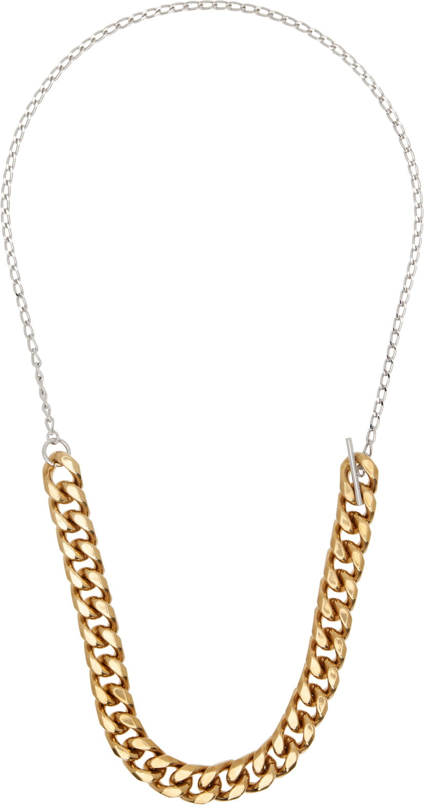 Ogrlica Dries Van Noten Dries Van Noten Curb Chain Necklace Kovinski | 251-028207-061