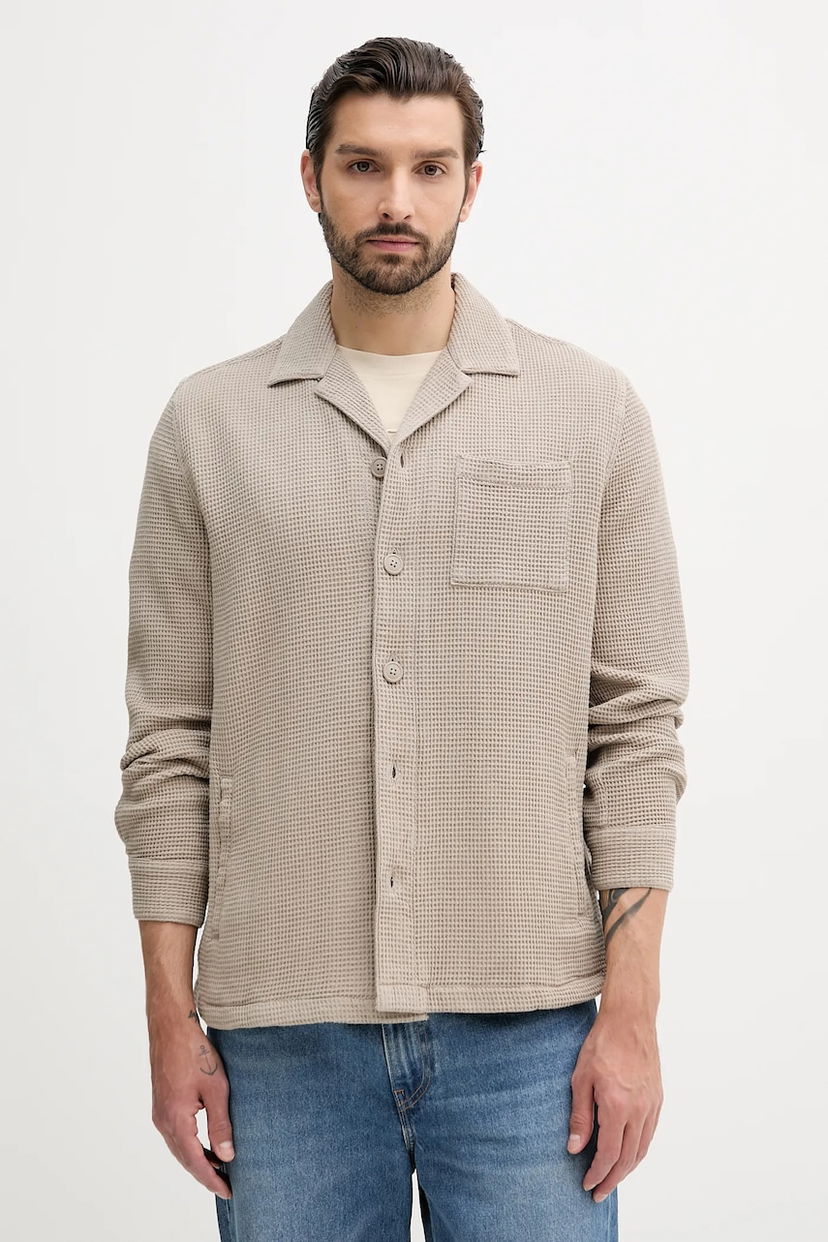 Srajce Barbour Barbour Sandwood Relaxed Fit Shirt Bež | MOS0416