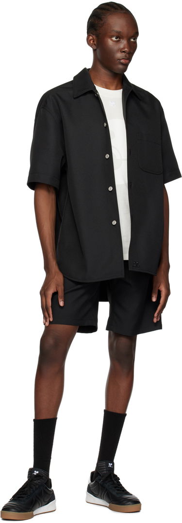 Kratke hlače Courrèges Hammer Shorts Črna | 123CSH013PL0056, 3