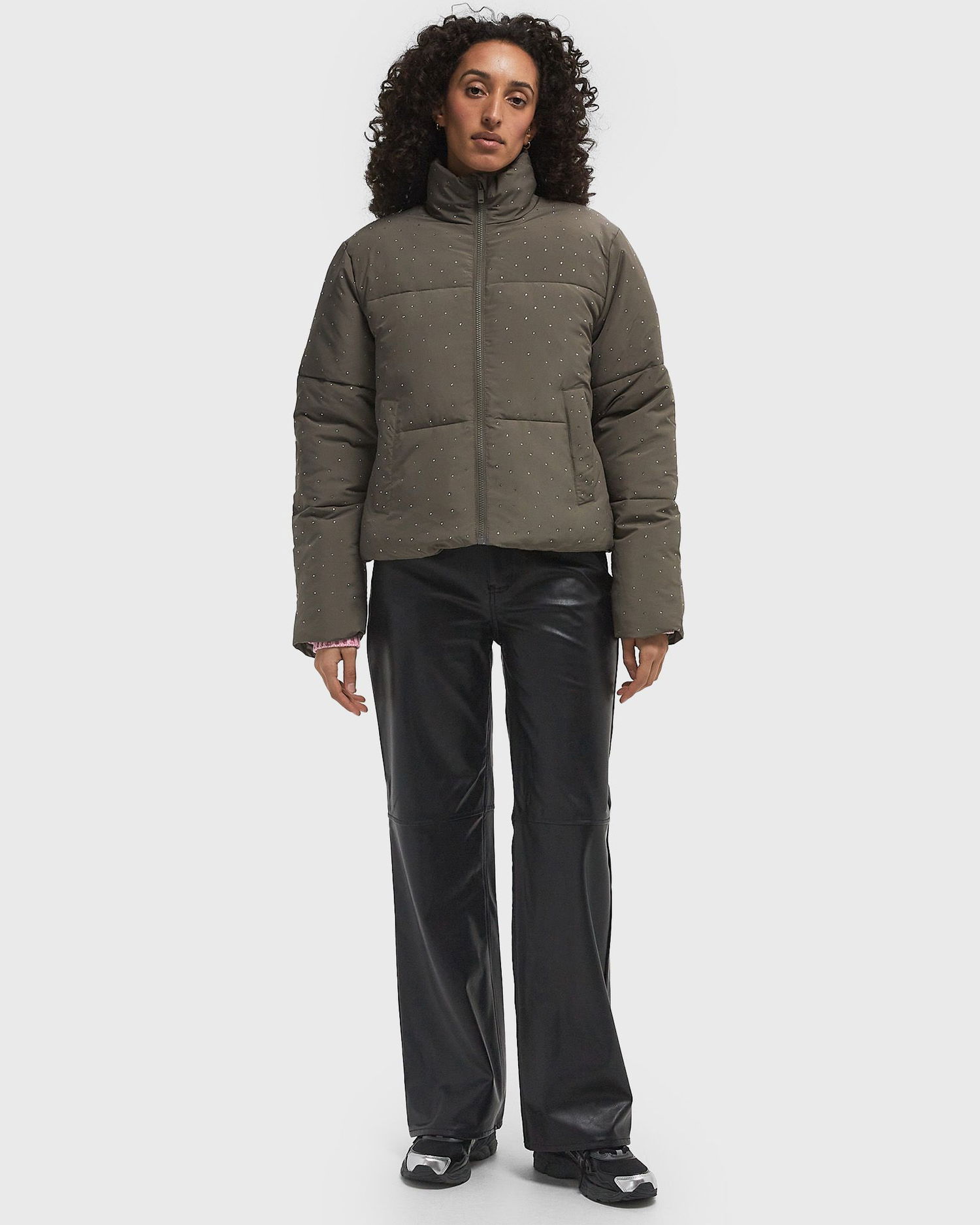 Puhovka envii Envii ENWINDSOR Puffer Jacket, Size L Zelena | E24400096-BUNGEE_CORD, 1