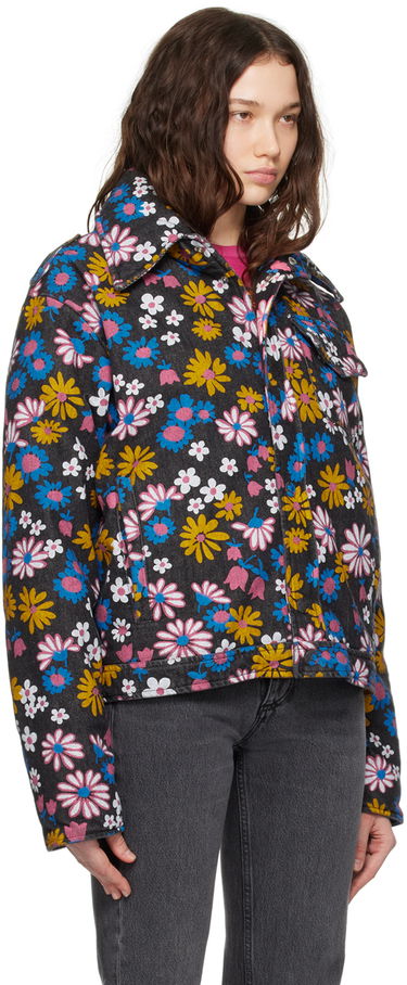 Jakna ERL Floral Print Denim Jacket Večbarvna | ERL07J002, 1