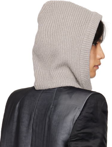 Klobuk Rick Owens Rick Owens Concordians Cashmere Knit Hood Zelena | RU02E1481 WSBR, 4