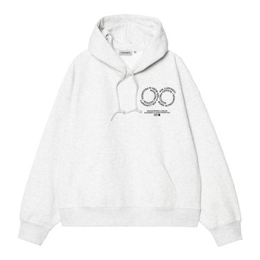 Pulover Carhartt WIP Hooded Rotation Sweatshirt Siva | I034690_9, 0