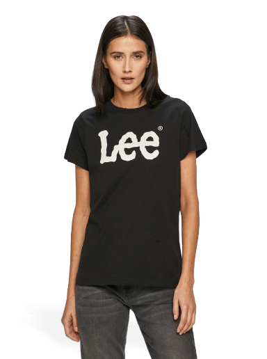 Majica Lee Logo Tee Črna | L42UER01