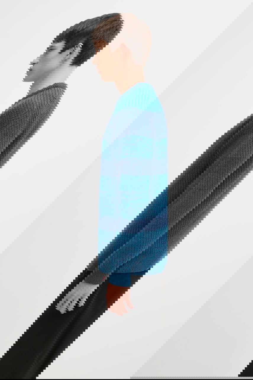 Pleteni pulover Barbour Barbour x Paul Smith Saddle Striped Wool Crewneck Sweater Večbarvna | MKN1696BU91, 1