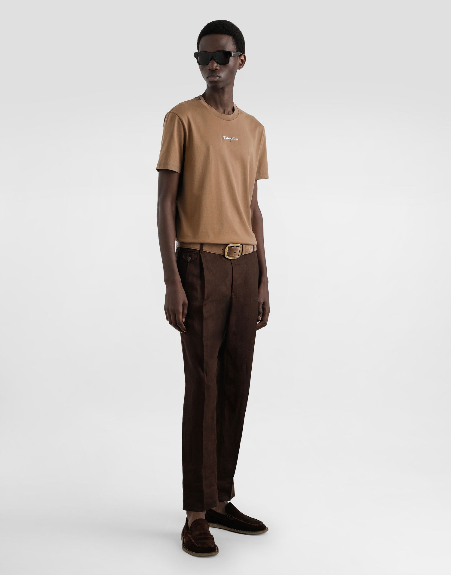 Hlače Dolce & Gabbana Dolce & Gabbana Linen Trousers 44 Rjava | GV4EEZFU4JBM1213, 1