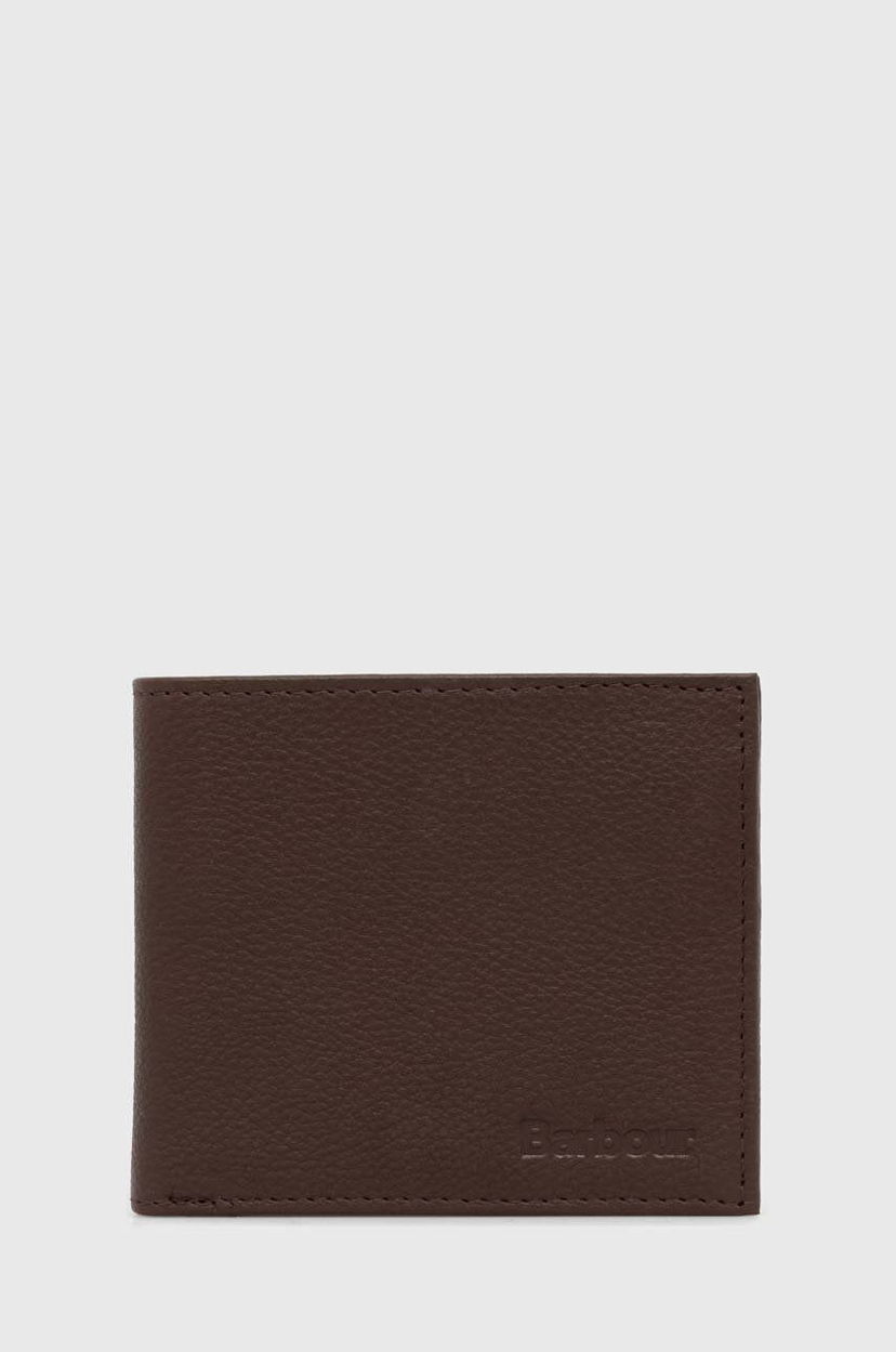 Denarnica Barbour Leather Wallet Padbury Billfold Rjava | MLG0049