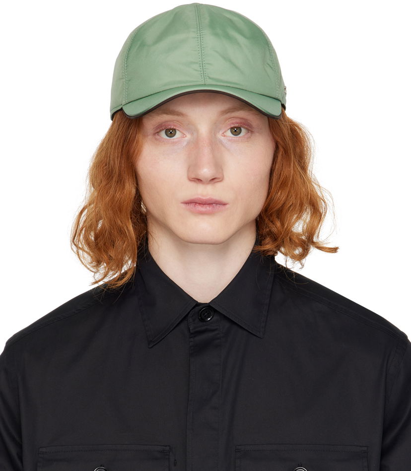 Kapa ZEGNA Technical Fabric Baseball Cap Zelena | Z7I00HA7-B4A