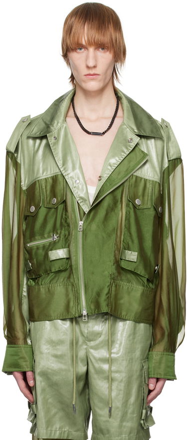 Jakna Feng Chen Wang Feng Chen Wang Paneled Jacket Zelena | FMS15JK26, 0