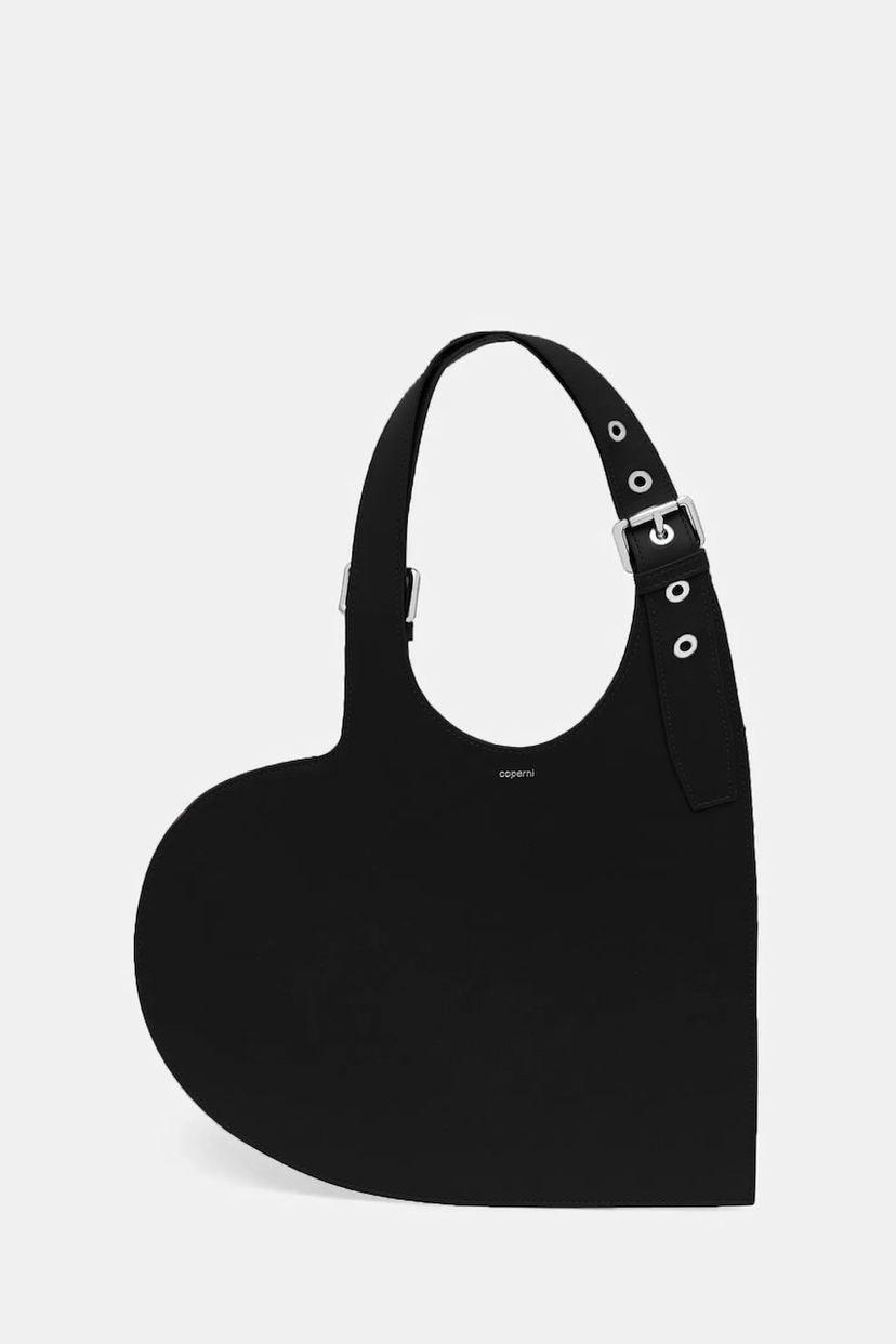 Tote bag Coperni Coperni Belt Heart Tote Bag Črna | COPBA112F6062