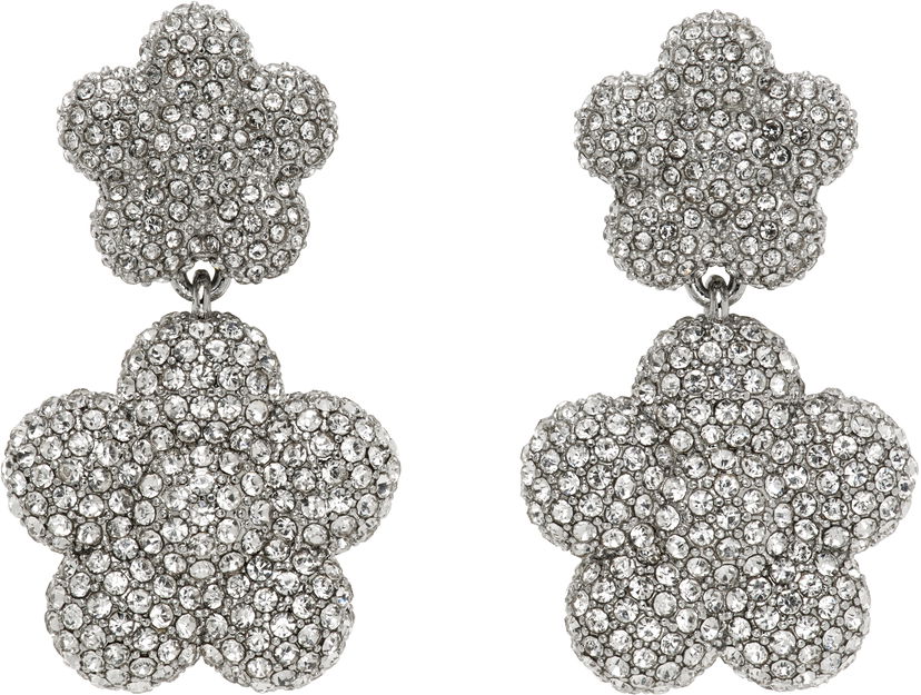 Uhani Marc Jacobs Marc Jacobs 'The Daisy Balloon Drop' Pave Flower Earrings Kovinski | 2S5JER001J52
