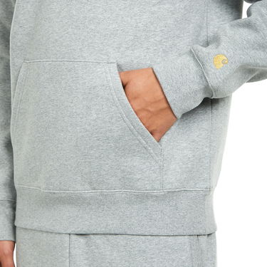 Pulover Carhartt WIP Chase Neck Zip Sweat Siva | I027038.00M.XX, 3