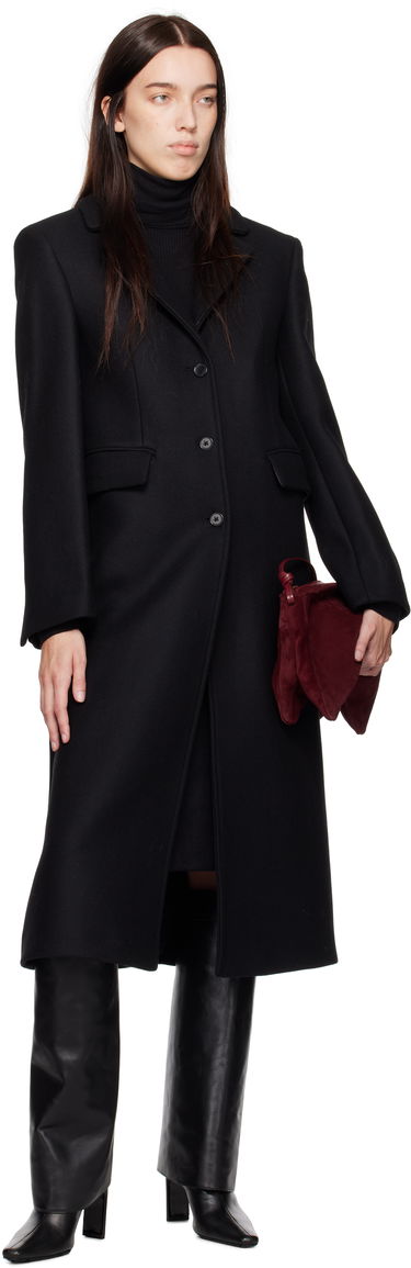 Plašči Loulou de Saison Loulou de Saison Alisa Long Coat Črna | ALISA, 3