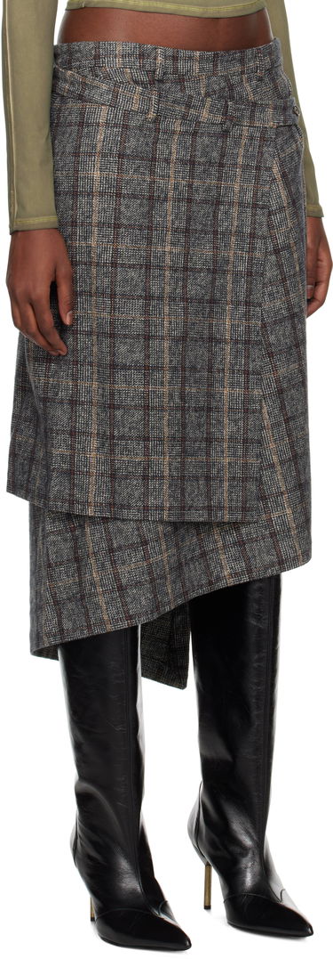 Krila R13 R13 Wrap Midi Skirt Večbarvna | R13WR331 R432A, 1