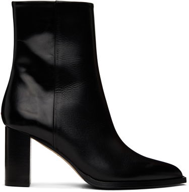 Nega čevljev Aeyde Aeyde Gloria Leather Block Heel Boots Črna | A11-AB-MLPP75TB-0122-800-001, 0
