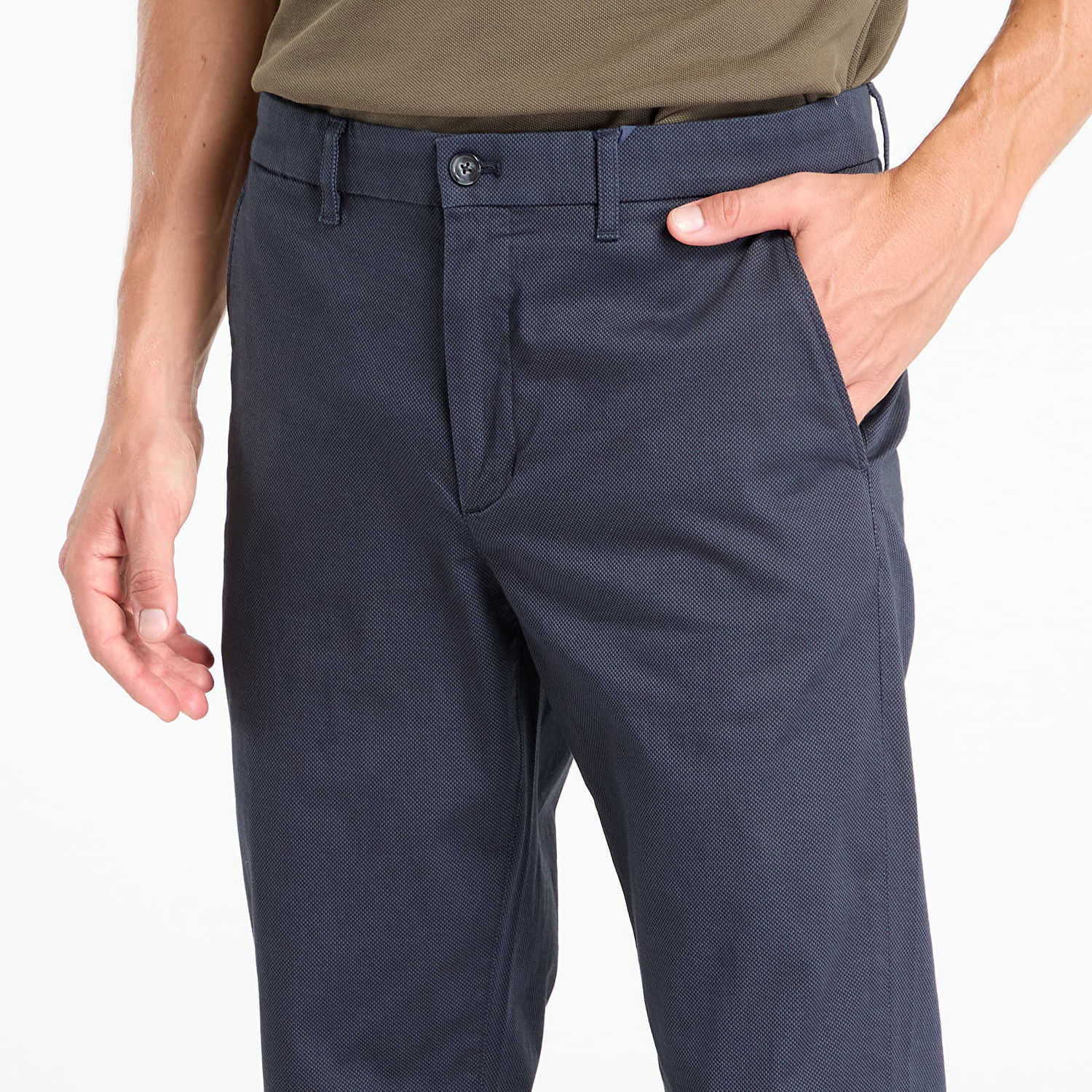 Hlače Tommy Hilfiger Tommy Hilfiger Denton Printed Structure Chino Pants W33/L32 Mornarica | MW0MW39700 DW5, 1