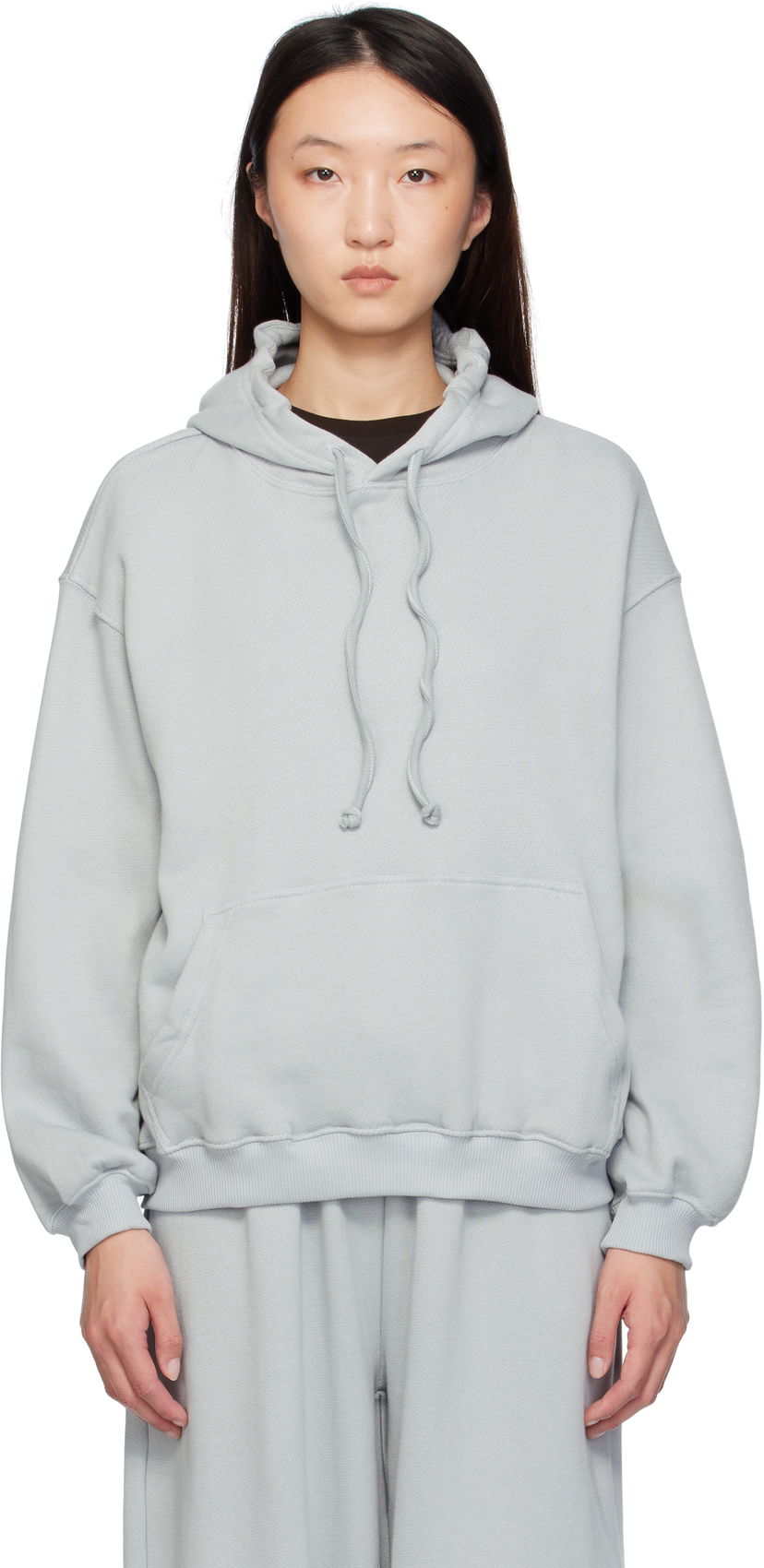 Pulover Baserange Baserange Ran Hoodie Siva | FRAH-RC-SU25