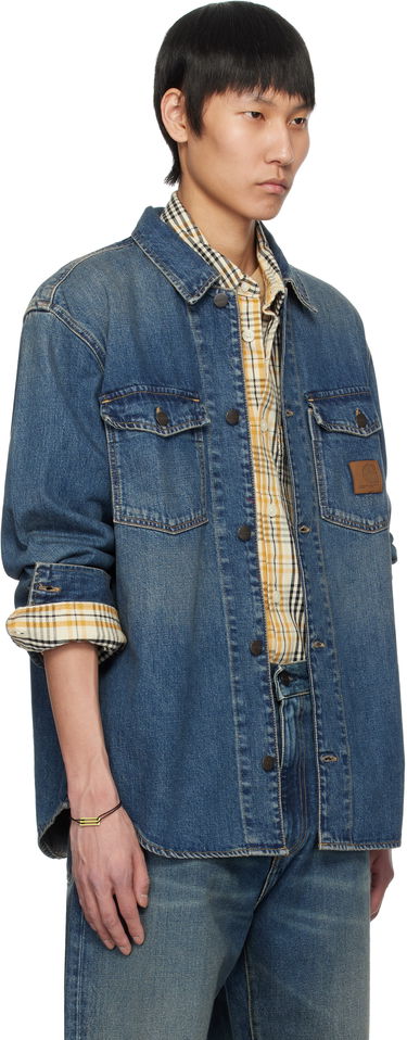 Srajce Carhartt WIP Carhartt WIP Lincoln Denim Jacket Modra | I034735, 1