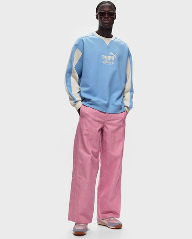 Hlače Puma KIDSUPER Wide-Leg Casual Pants XL Roza | 626707-48, 1