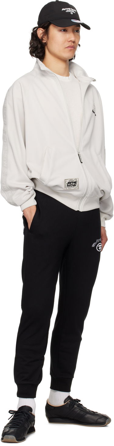 Trenirka AAPE by A Bathing Ape AAPE by A Bathing Ape 'AAPE' Basic Sweatpants Črna | AAPPTMB698XXNBKX, 3