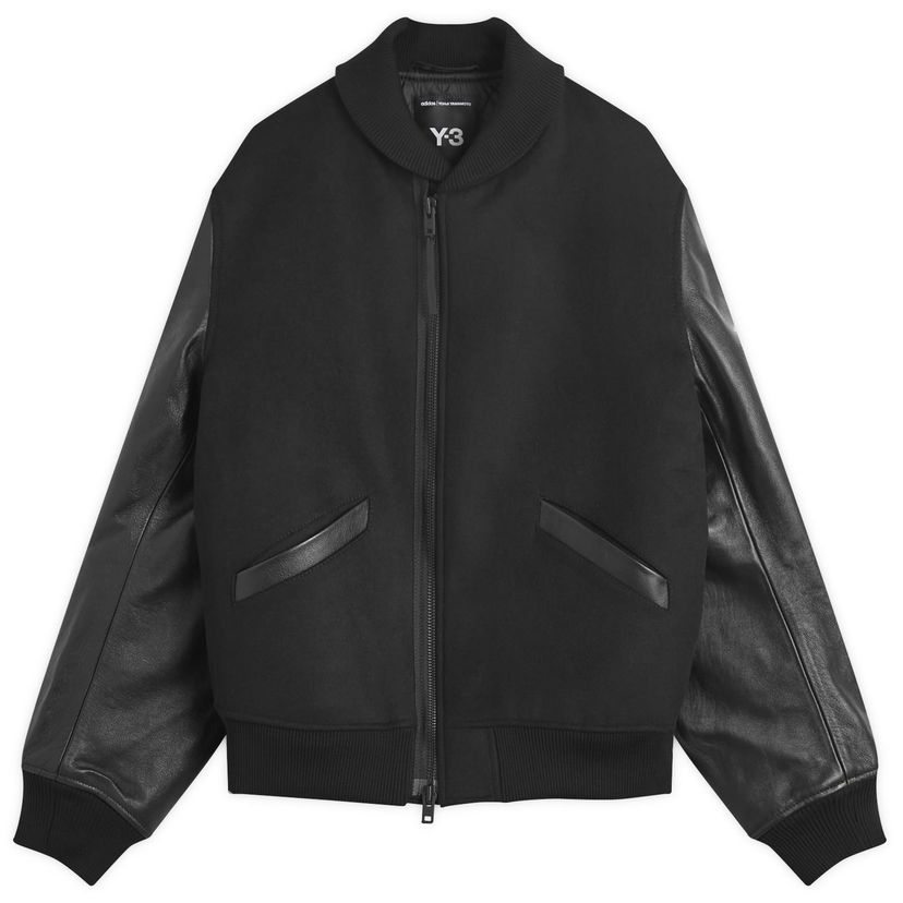 Bomber jakna Y-3 Y-3 Varsity Jacket, Size Small Črna | JX7338