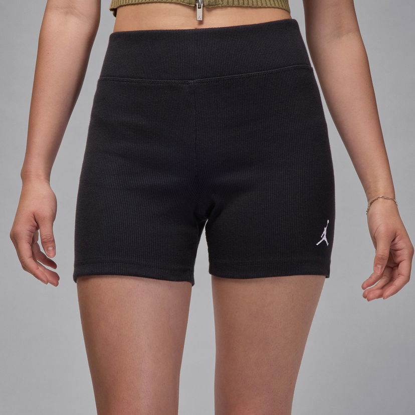 Kratke hlače Jordan Brooklyn Essentials Ribbed 4 Inch Shorts Črna | IB9882-010