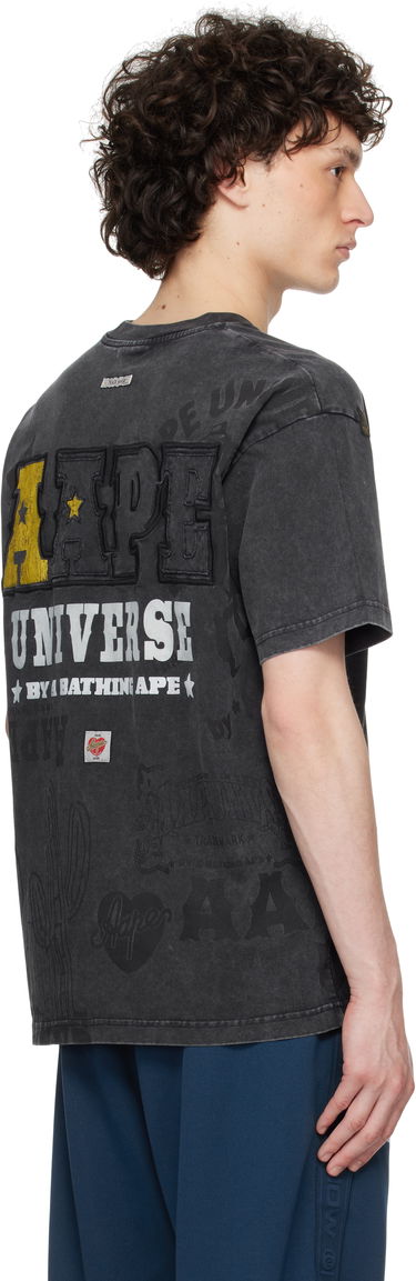 Majica AAPE by A Bathing Ape AAPE by A Bathing Ape Fancy Main T-Shirt Črna | AAPTEM1671XXNBKL, 2