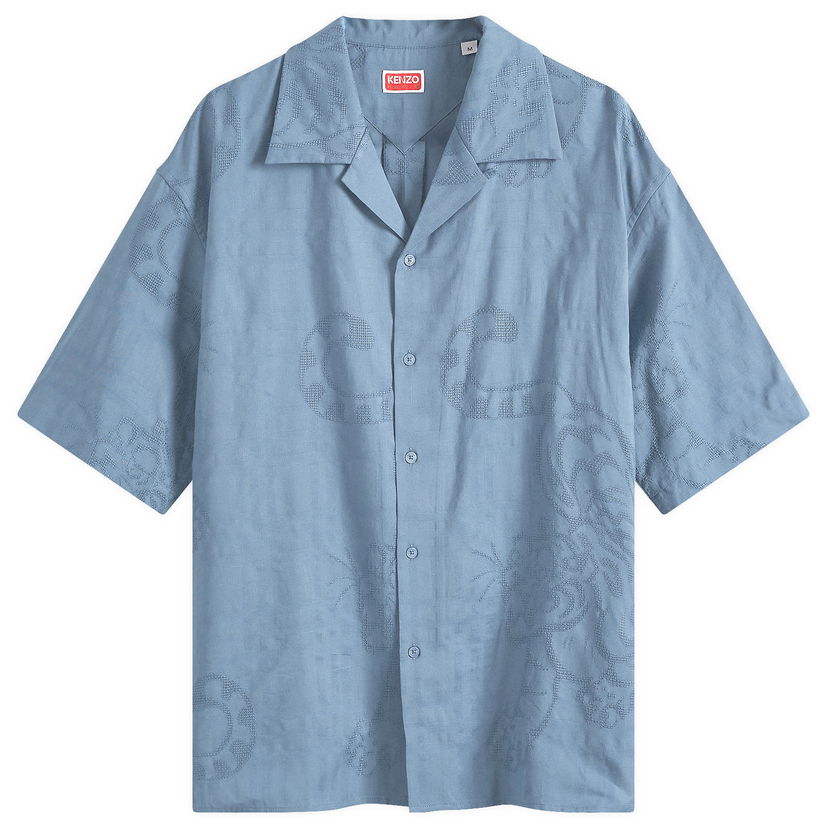 Srajce KENZO Bamboo Vacation Modra | FE65CH1119JR-67