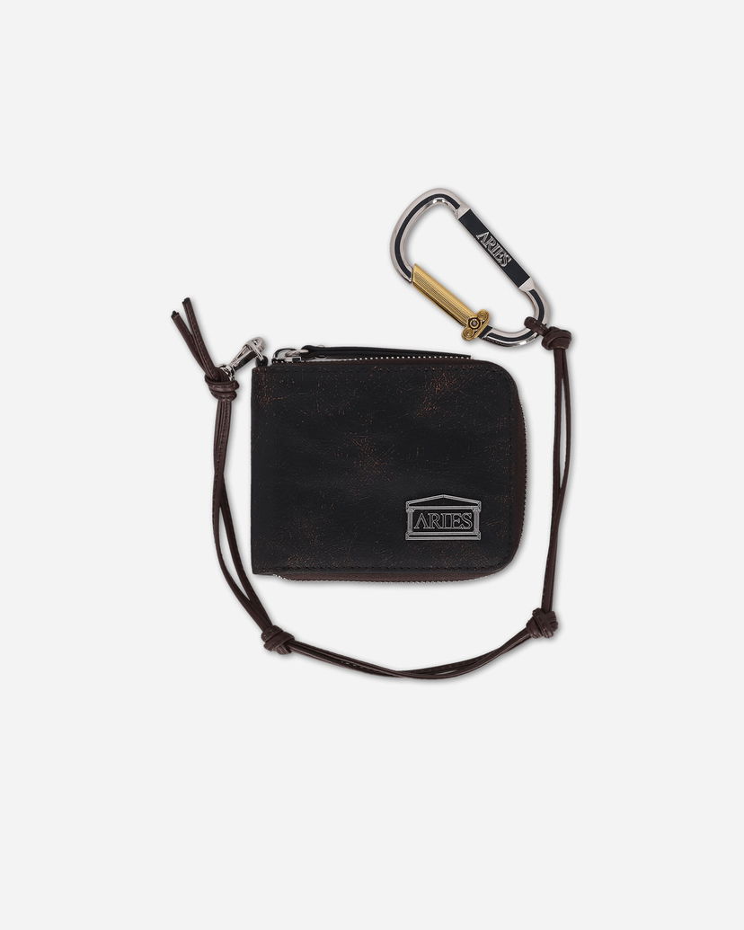 Denarnica Aries Vintage Leather Bobby Wallet Črna | AR1001604 Brown