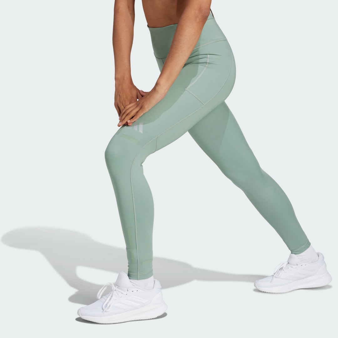 Pajkice adidas Performance Reflective 7/8 Leggings Zelena | JN6084, 0